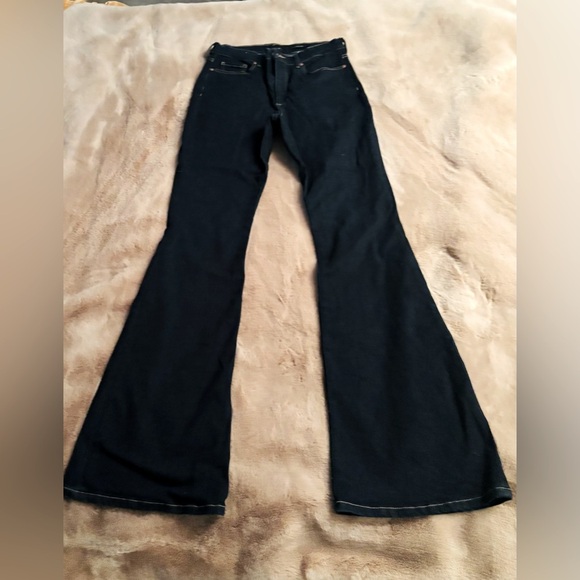 NWOT NEVER WORN High Rise Long Flare Jean - Banana Republic - Picture 1 of 4